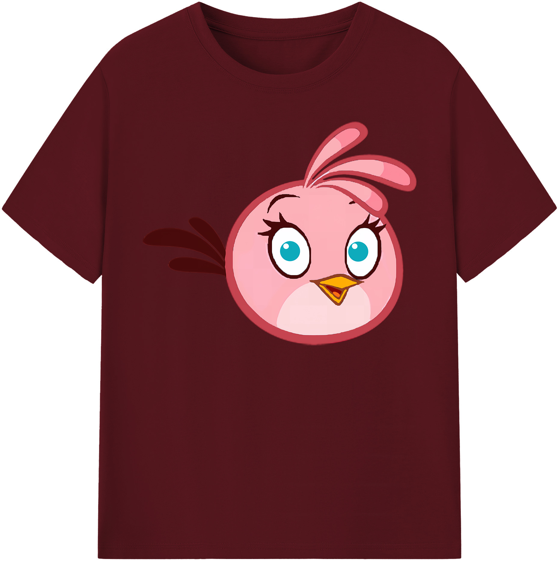 （画像用） Angry Birds アングリーバード 綿100％半袖Tシャツ（フロントプリント）